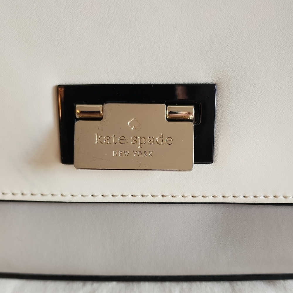 Kate Spade Black and Cream Satchel - Picture 2 of 7